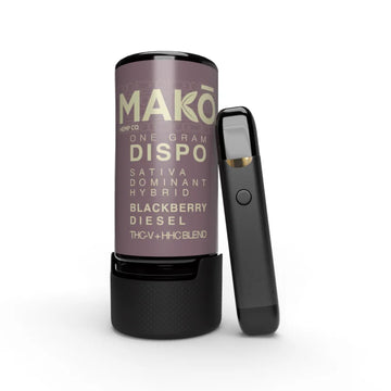 HHC + THC-V 10% Sativa Disposable – Blackberry Diesel