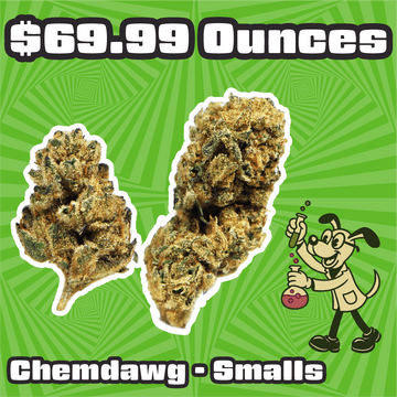 THC-A Flower - Chemdawg Smalls - Hybrid