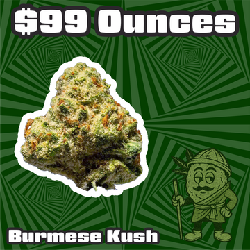 THC-A Flower – Burmese Kush - Indica