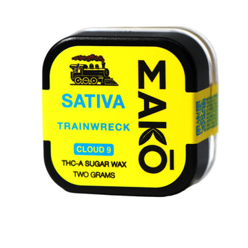 THC-A Sativa Sugar Wax 2 gram Dabs – Trainwreck