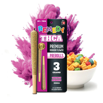 THC-A 1.5g Pre-Rolls - 2 Pack – Crunch Berries - Indica