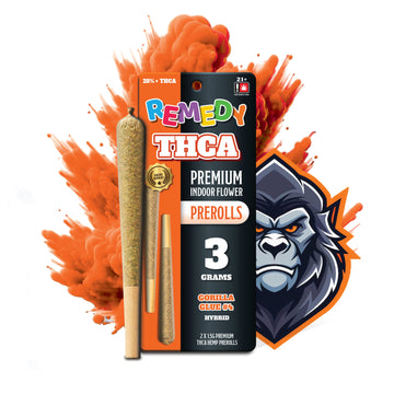 THC-A 1.5g Pre-Rolls - 2 Pack – Gorilla Glue #4 - Hybrid
