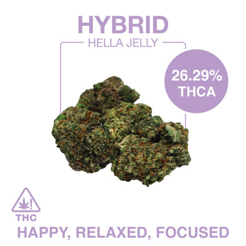 THC-A Flower – Hella Jelly – Hybrid