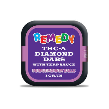 THC-A Diamonds 1 Gram Dabs – Purple Monkey Balls