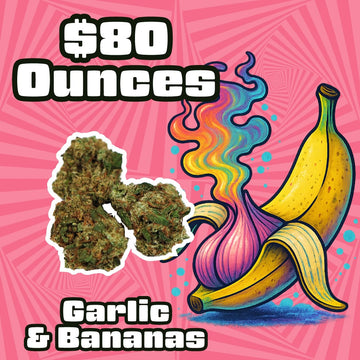 THC-A Flower – Garlic and Bananas – Hybrid