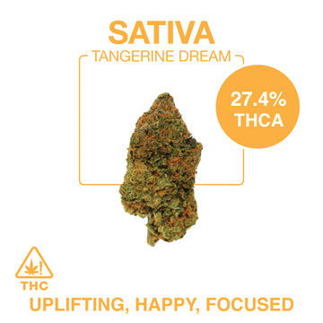 THC-A Flower – Exotic Indoor – Tangerine Dream – Sativa