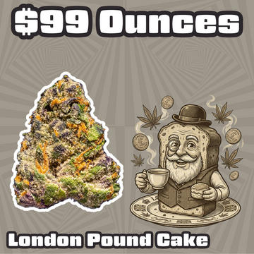 THC-A Flower  – London Pound Cake – Hybrid