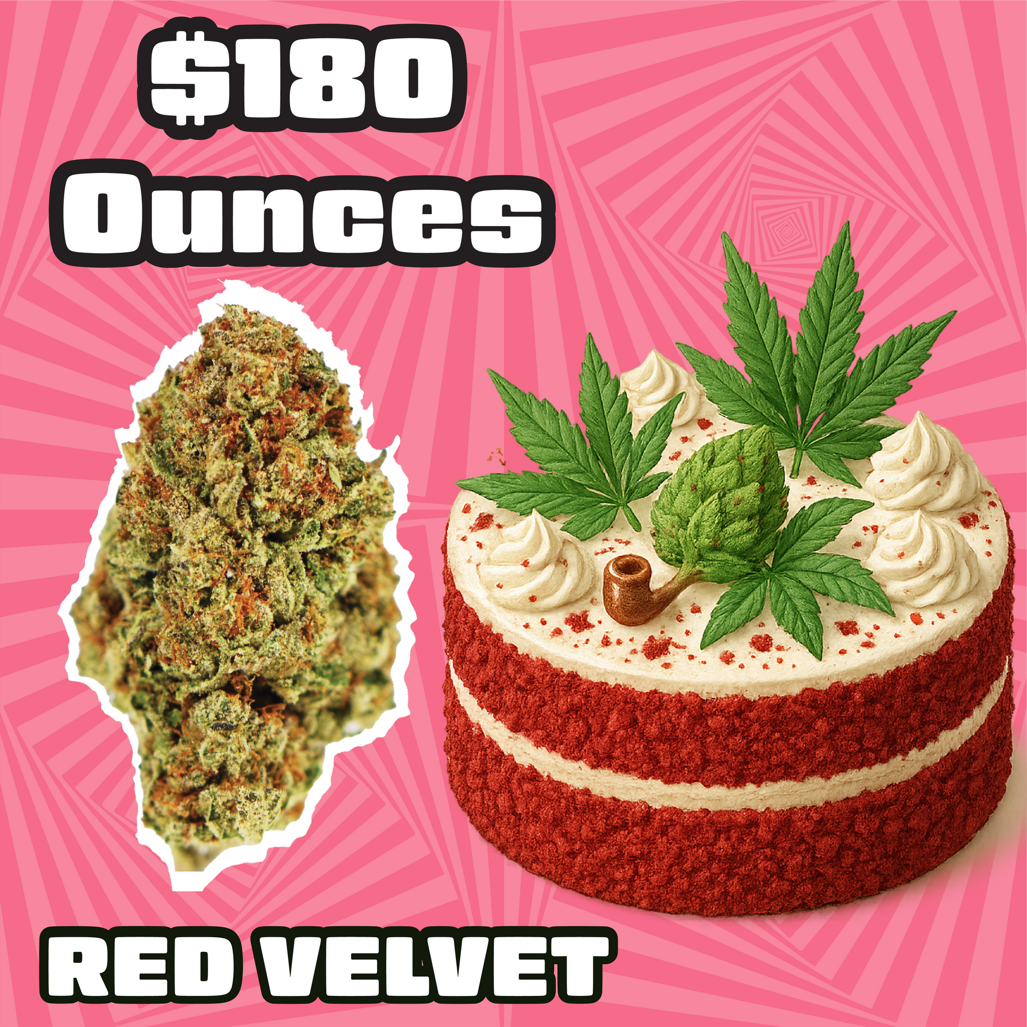 THC-A Flower – Red Velvet – Hybrid