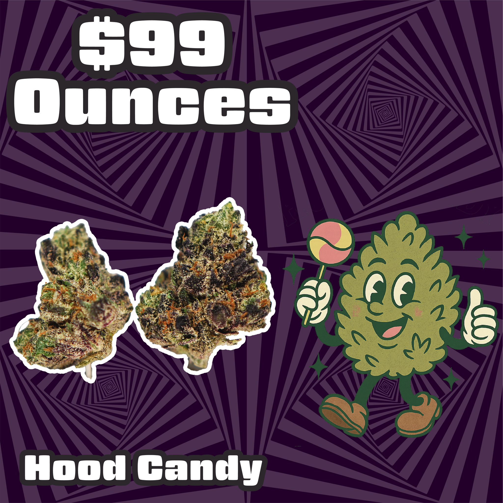 THC-A Flower  – Hood Candy - Hybrid
