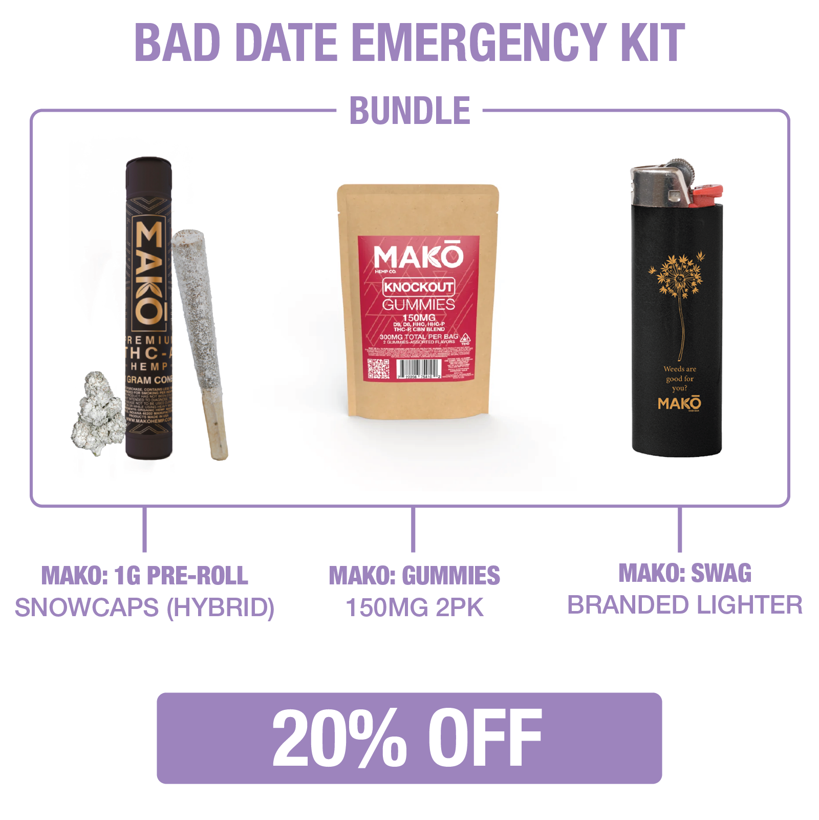 Bad Date Emergency Kit - Bundle