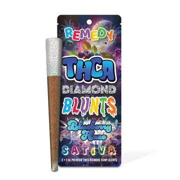 THC-A Diamond Blunts 2 Pack – Blueberry Haze