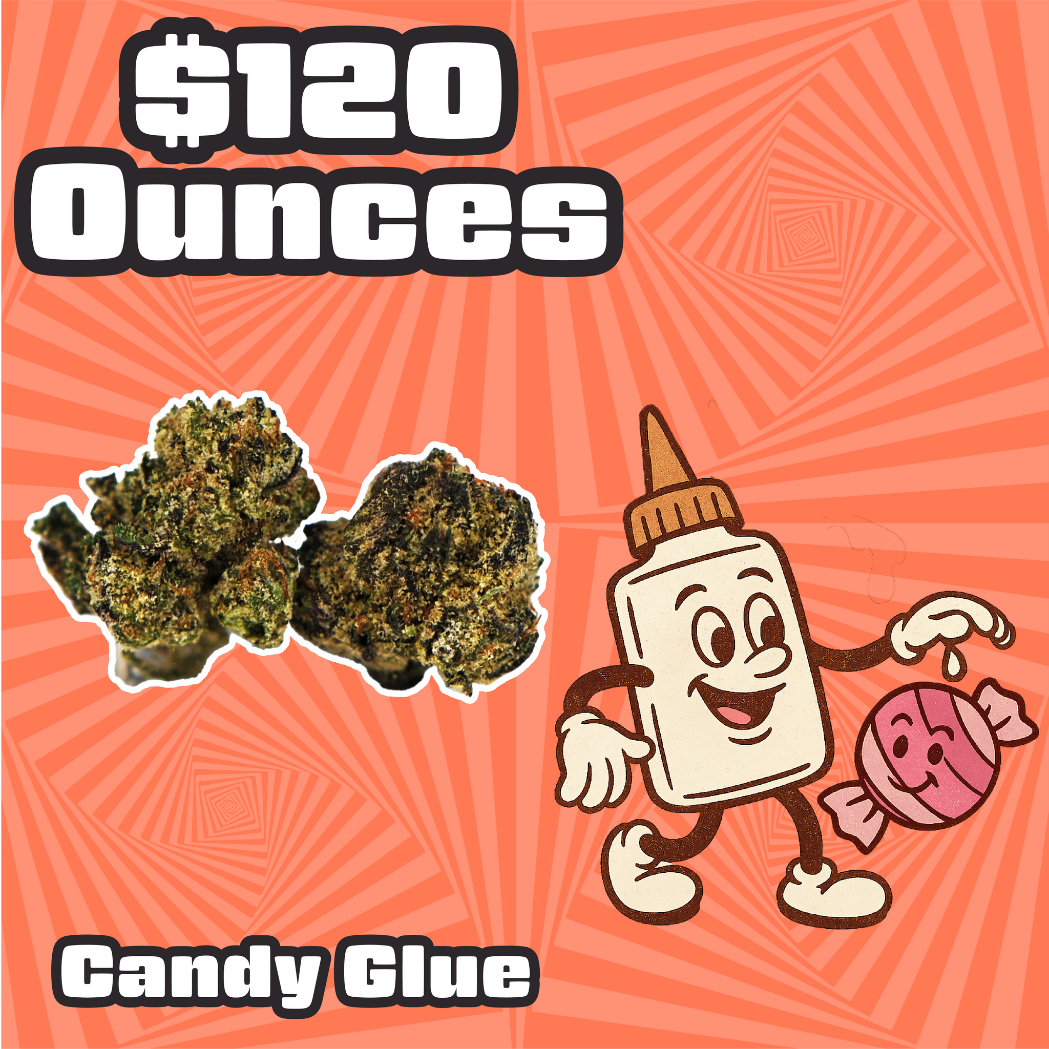 THC-A Flower  – Candy Glue - Sativa