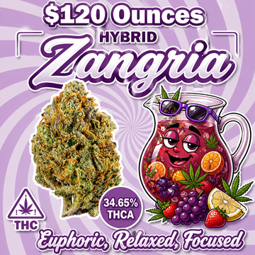 THC-A Flower  – Zangria – Hybrid