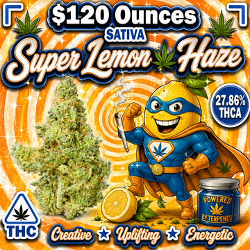 THC-A Flower  – Super Lemon Haze – Sativa