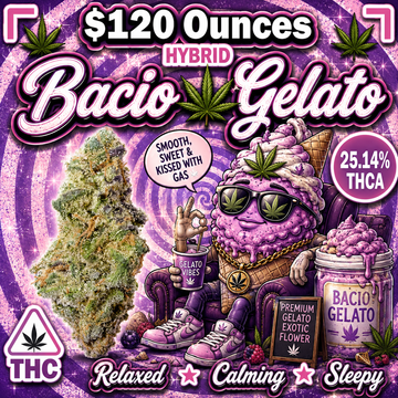 THC-A Flower  – Bacio Gelato – Hybrid