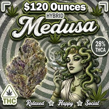 THC-A Flower  – Medusa – Hybrid