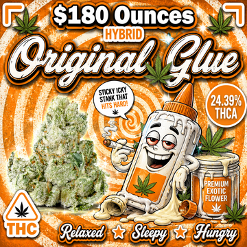 THC-A Flower  – Original Glue - Hybrid
