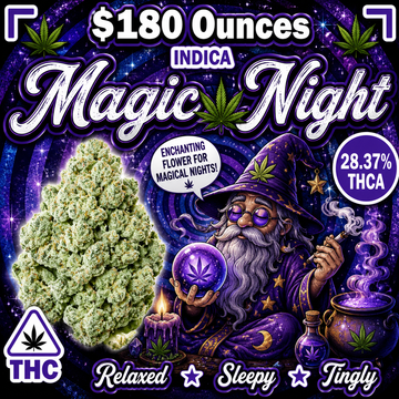 THC-A Flower  – Magic Night – Indica
