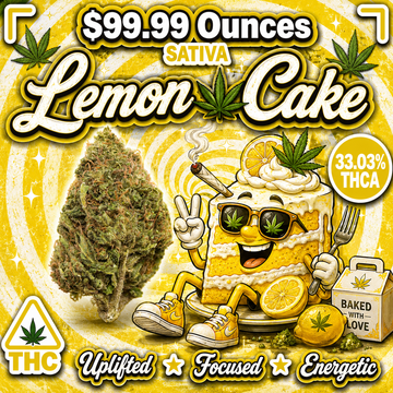 THC-A Flower  – Lemon Cake – Sativa