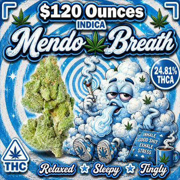 THC-A Flower  – Mendo Breath – Indica