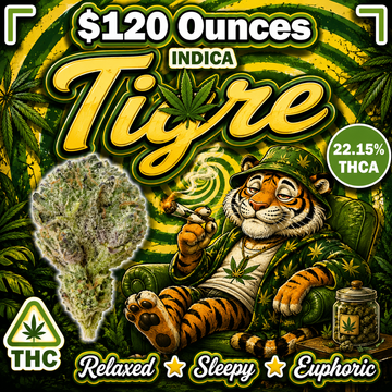 THC-A Flower  – Tigre – Indica