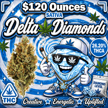 THC-A Flower  – Delta Diamonds – Sativa