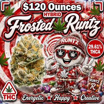 THC-A Flower  – Frosted Runtz – Hybrid