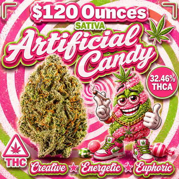 THC-A Flower  – Artificial Candy – Sativa