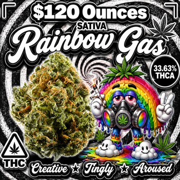 THC-A Flower  – Rainbow Gas – Sativa