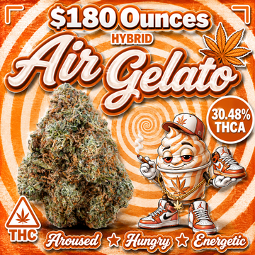THC-A Flower  – Air Gelato - Hybrid