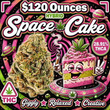 THC-A Flower  – Space Cake – Hybrid