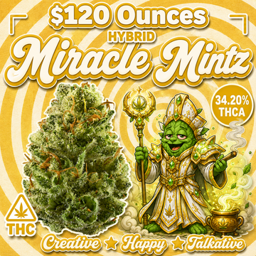 THC-A Flower  – Miracle Mintz – Hybrid