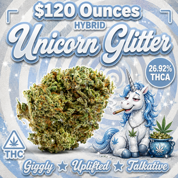 THC-A Flower  – Unicorn Glitter – Hybrid