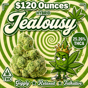 THC-A Flower  – Jealousy – Hybrid