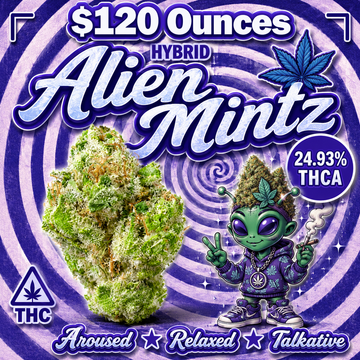 THC-A Flower  – Alien Mintz – Hybrid