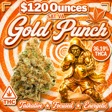 THC-A Flower  – Gold Punch – Sativa