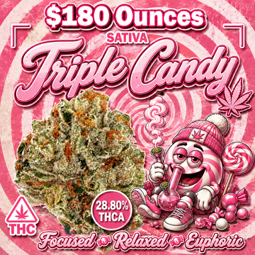 THC-A Flower  – Triple Candy - Sativa