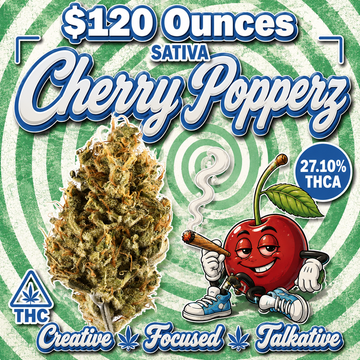 THC-A Flower  – Cherry Popperz – Sativa