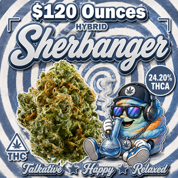 THC-A Flower  – Sherbanger – Hybrid