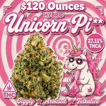 THC-A Flower  – Unicorn Piss – Hybrid
