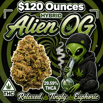 THC-A Flower  –  Alien OG – Hybrid