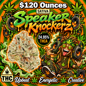 THC-A Flower  – Speaker Knockerz – Sativa