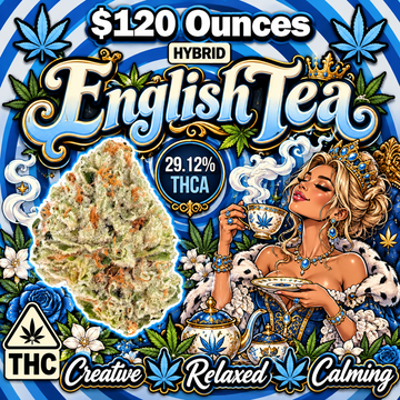 THC-A Flower  – English Tea – Hybrid