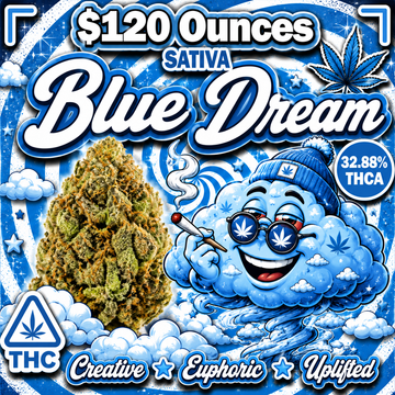 THC-A Flower  – Blue Dream – Sativa
