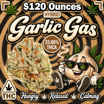 THC-A Flower  – Garlic Gas – Hybrid