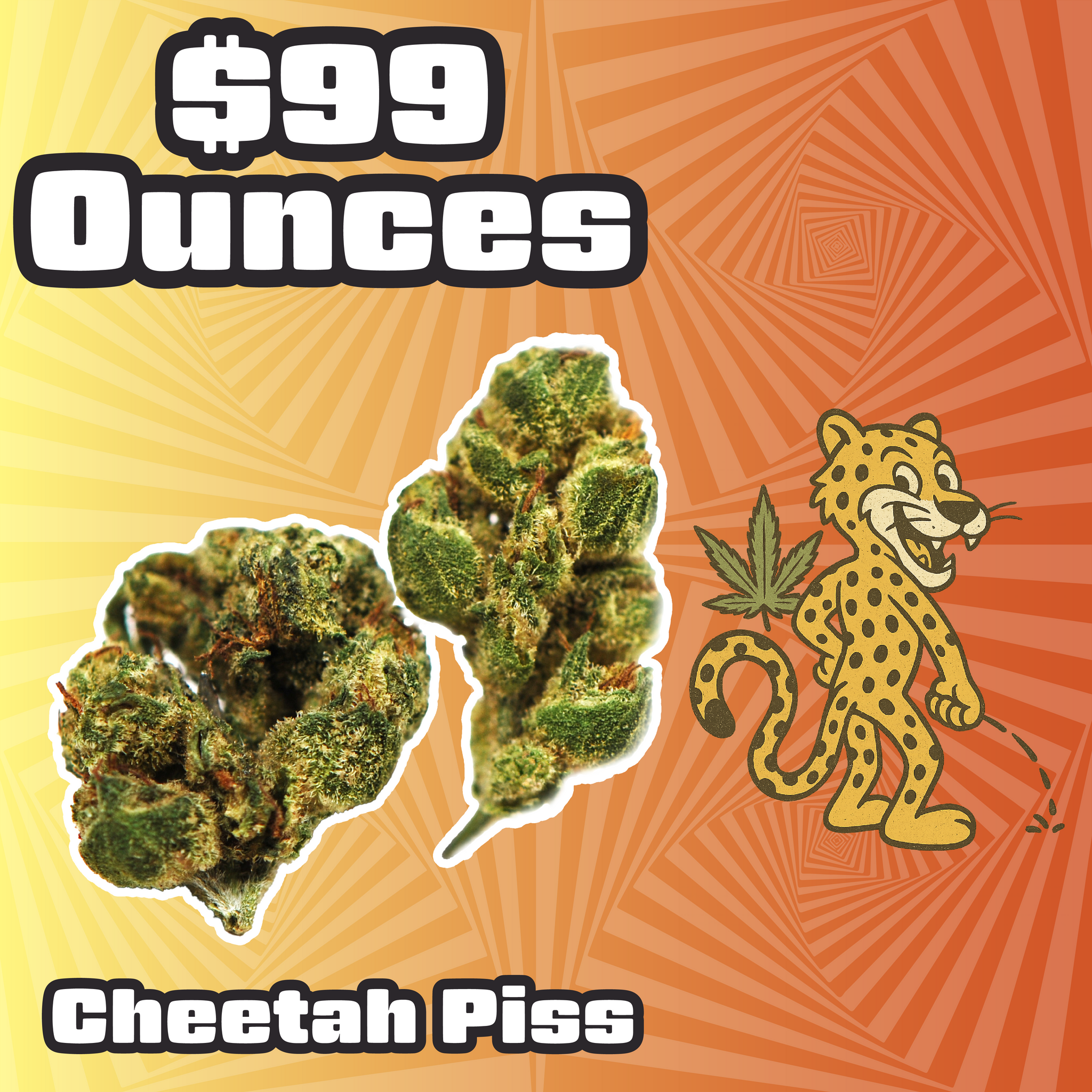 THC-A Flower  – Cheetah Piss - Hybrid