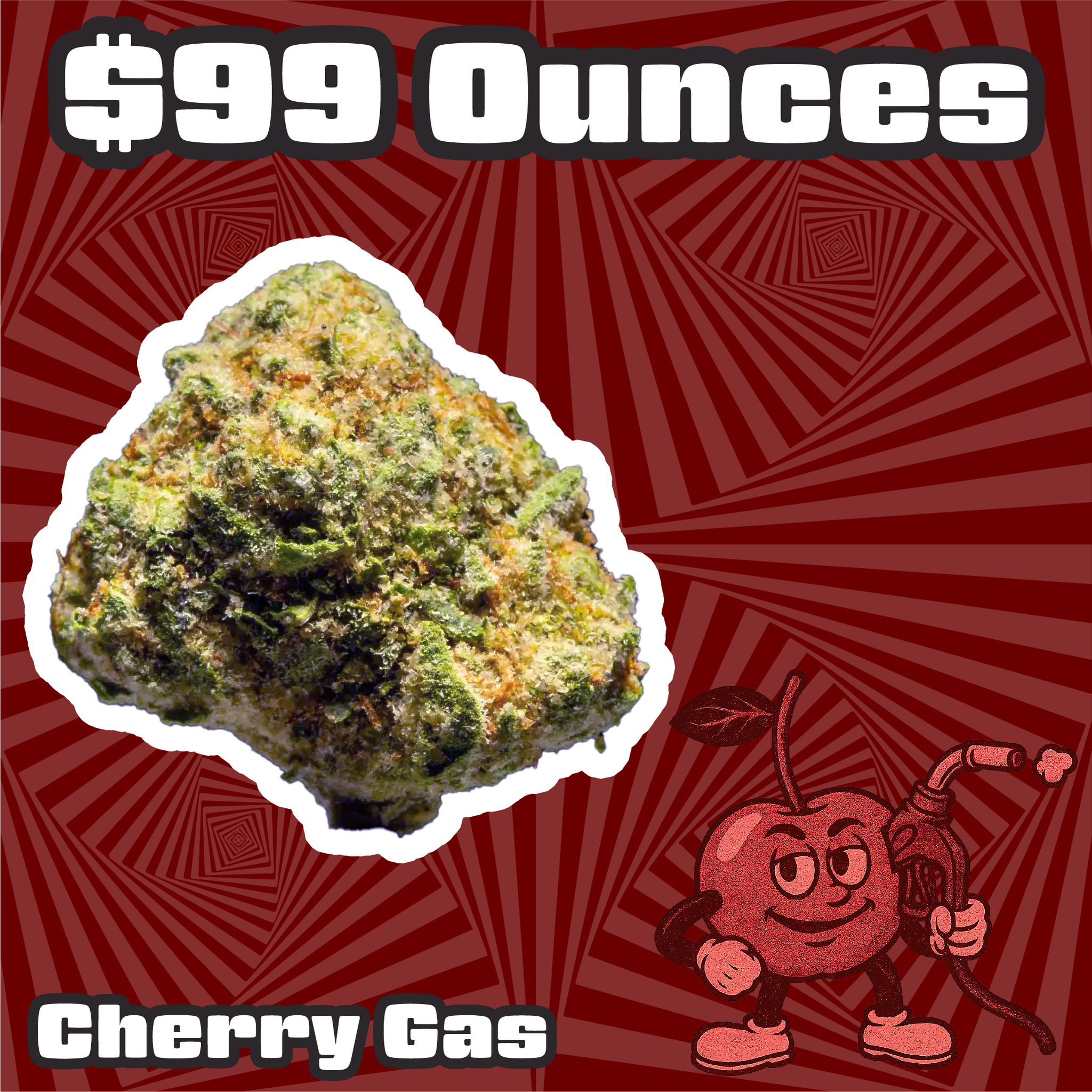 THC-A Flower – Cherry Gas - Hybrid