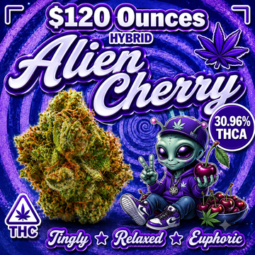THC-A Flower  – Alien Cherry – Hybrid