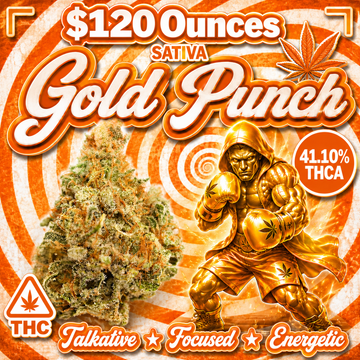 THC-A Flower  – Gold Punch – Sativa