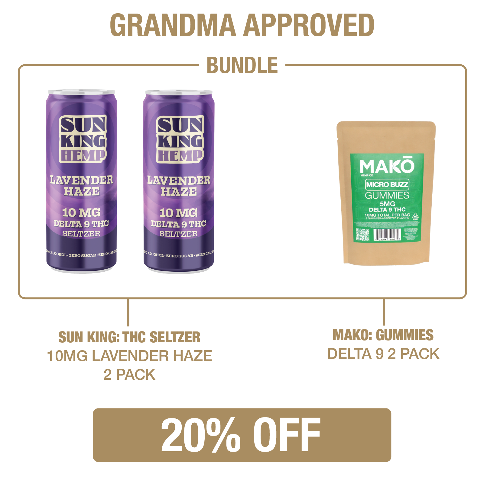 Grandma Approved - Drink and Edible Bundle